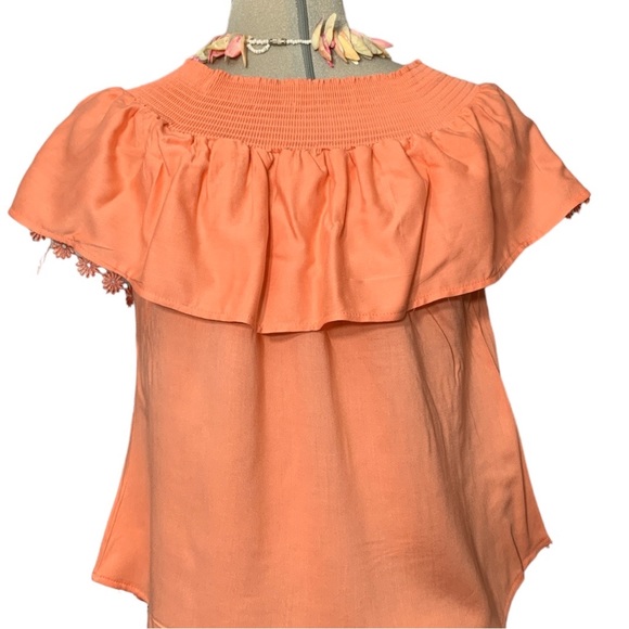 *NEW* OFF The Shoulder Ruffle Summer Top Size S/M - Picture 15 of 15